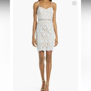 Giovanni Embroidered Lace Minidress ⭐️